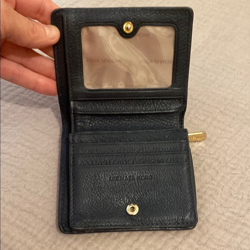 Michael Kors Navy Wallet and Coach Wristlets , card holder Set 3 pieces - Picture 5 of 11